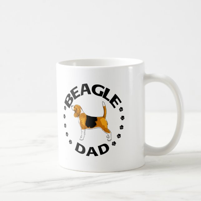 Beagle Pappa Kaffemugg (Höger)