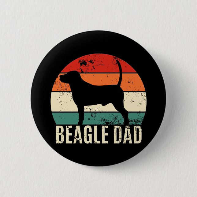 Beagle Pappa Knapp (Framsida)