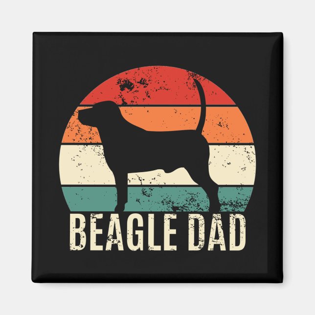 Beagle Pappa Magnet (Framsidan)