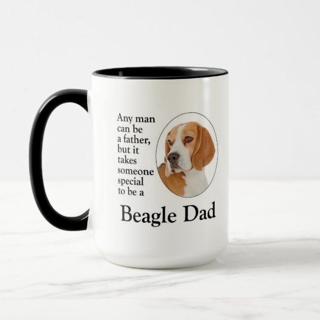 Beagle Pappa Mugg (Vänster)