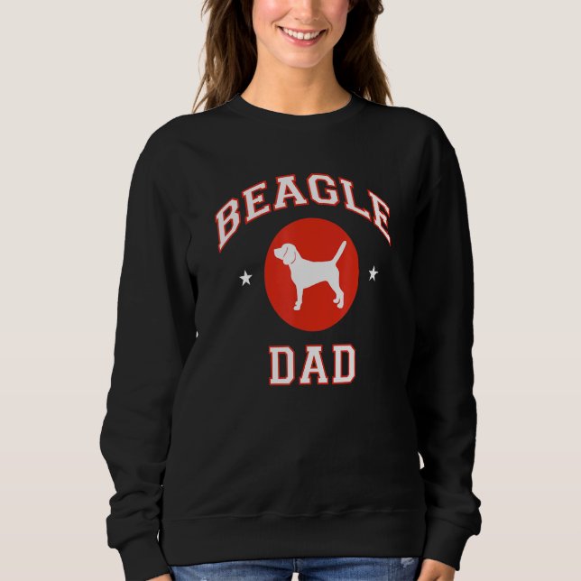 Beagle Pappa T Shirt (Framsida)