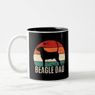 Beagle Pappa Två-Tonad Mugg