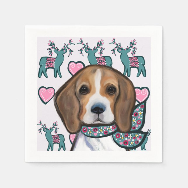 Beagle       pappersservett (Framsidan)