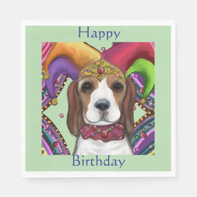 BEAGLE  PAPPERSSERVETT (Framsidan)