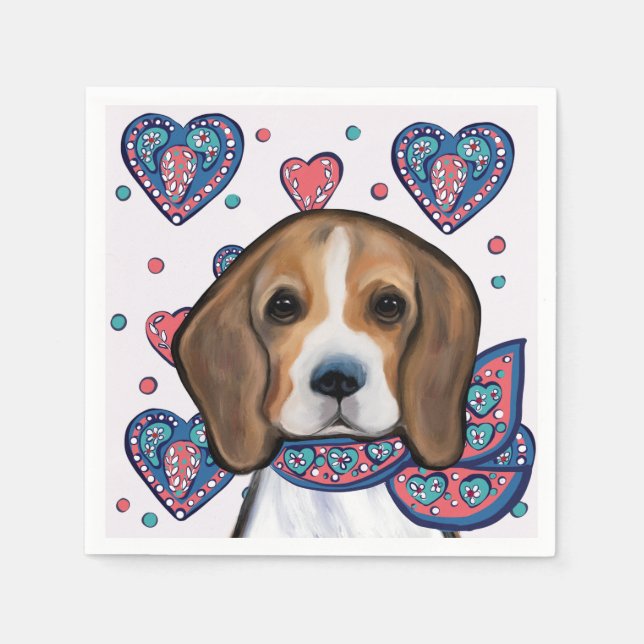 Beagle       pappersservett (Framsidan)