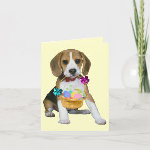 Beagle Påsk - Anpassad Helgkort