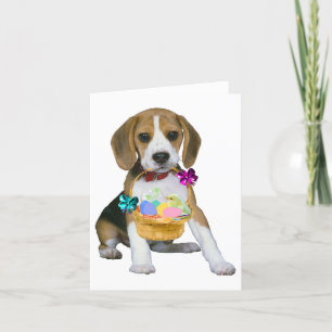 Beagle Påsk Helgkort