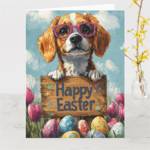 Beagle Påskäggs Kort