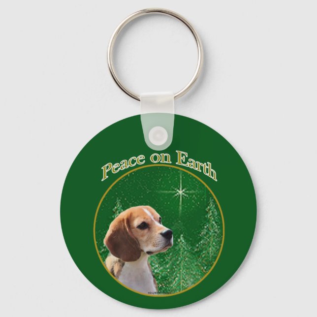 Beagle Peace Nyckelring (Framsida)