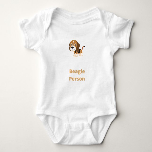 Beagle Person - Beagle T Shirt (Framsida)