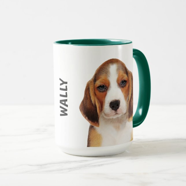 Beagle Personlig mugg (Framsida höger)