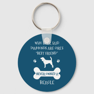 Beagle Pet-Hund bästa vänteläge Nyckelring