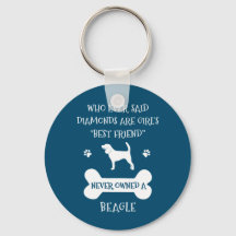 Beagle Pet Hund Best Friend Keychain