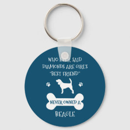 Beagle Pet Hund Best Friend Keychain Nyckelring