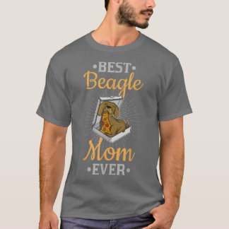 Beagle Pizza Walk Hundägare Älskare Puppy175 T Shirt