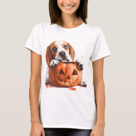 Beagle Pumpkin Halloween T Shirt