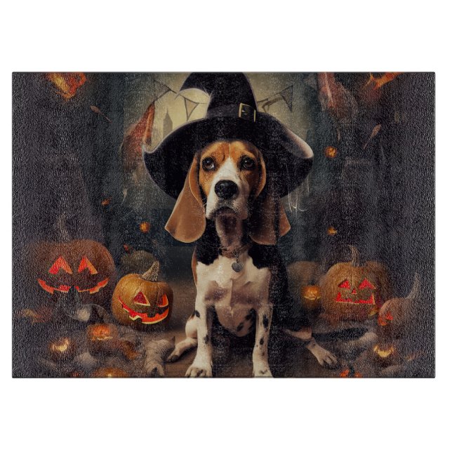 Beagle Pumpkins Halloween Skräckinjagande (Framsidan)