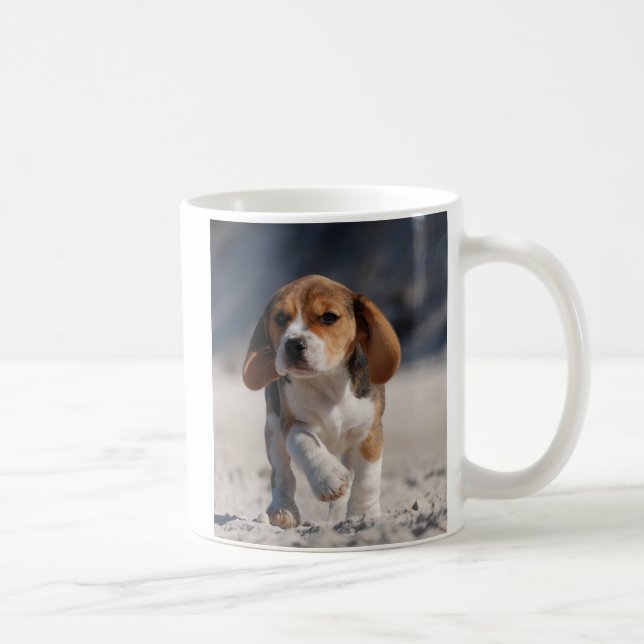 Beagle puppy kaffemugg (Höger)