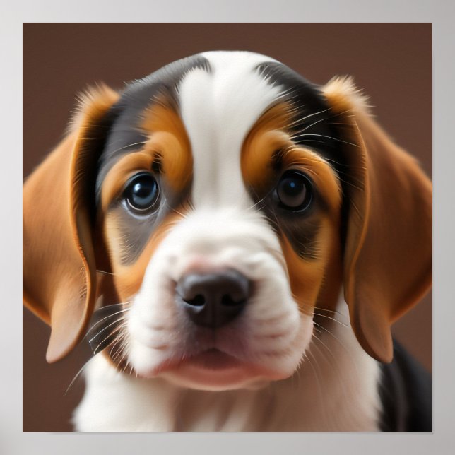 Beagle Puppy Poster (Framsidan)