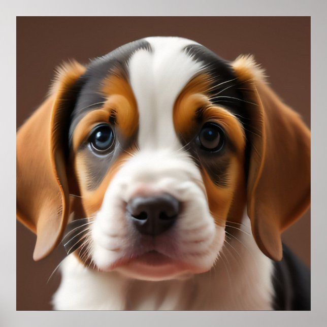 Beagle Puppy Poster (Framsidan)
