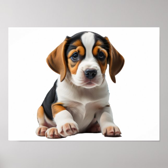 Beagle Puppy Poster (Framsidan)