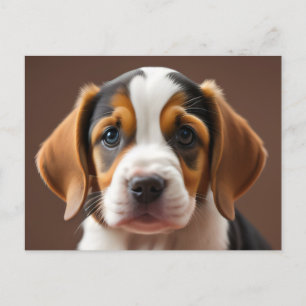 Beagle Puppy Vykort