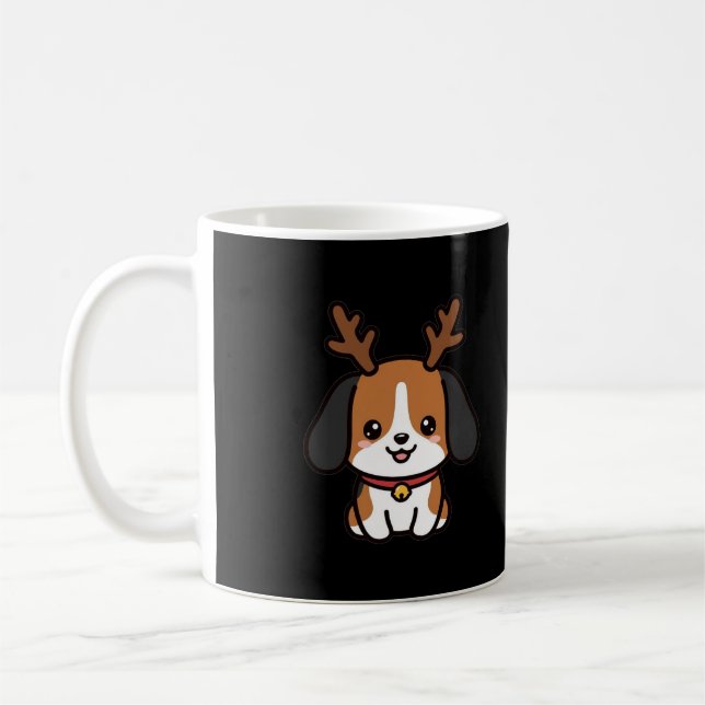 Beagle Ren Jul Kaffemugg (Vänster)