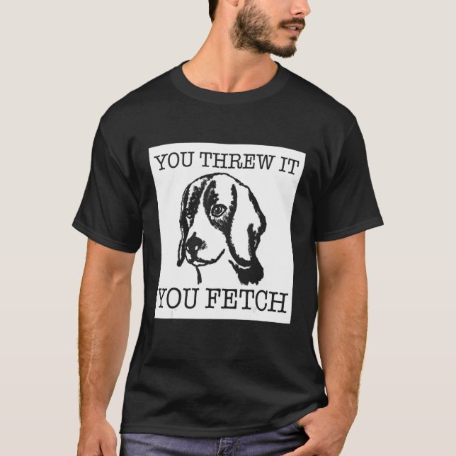 Beagle rolig hund älskare gift_1 t shirt (Framsida)