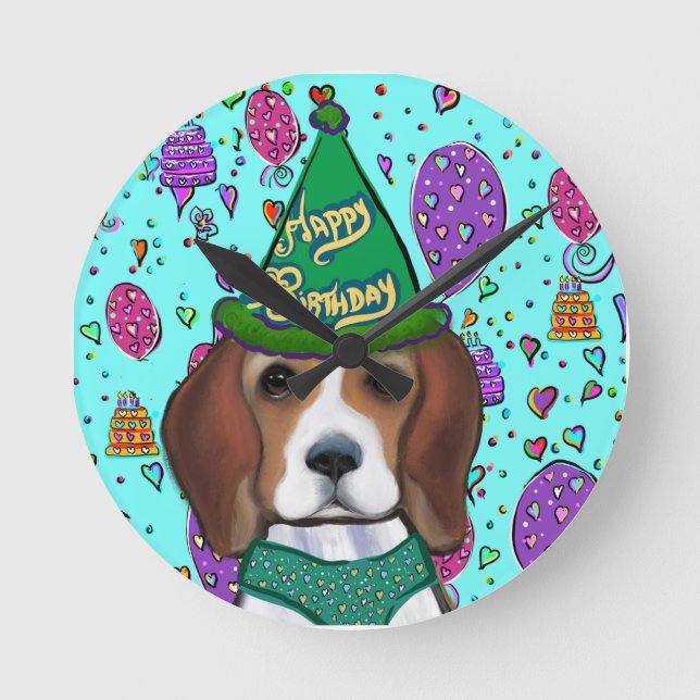 BEAGLE RUND KLOCKA (Framsida)