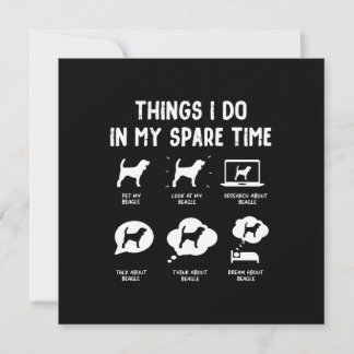 Beagle Sak Do Spare Time/ Funny Beagle