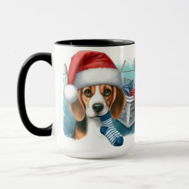 Beagle Santa "Define Bra", julkaffe Mugg