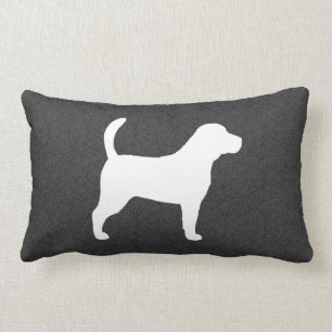 Beagle Siluett Lumbarkudde