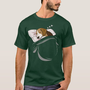 Beagle Sleeping Animal Nap Napping Slumber T Shirt