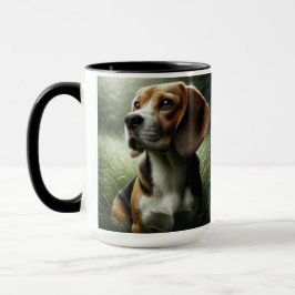 Beagle Splatter-kaffe Mugg Kopp
