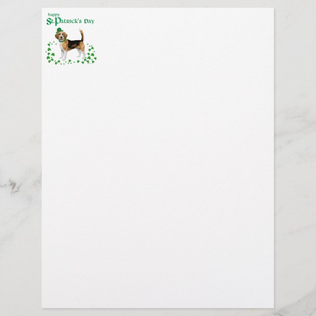 Beagle St patricks day (Framsida)