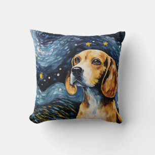 Beagle Starry Nght Kudde