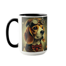 Beagle Steampunk Coffee Mugg Kopp