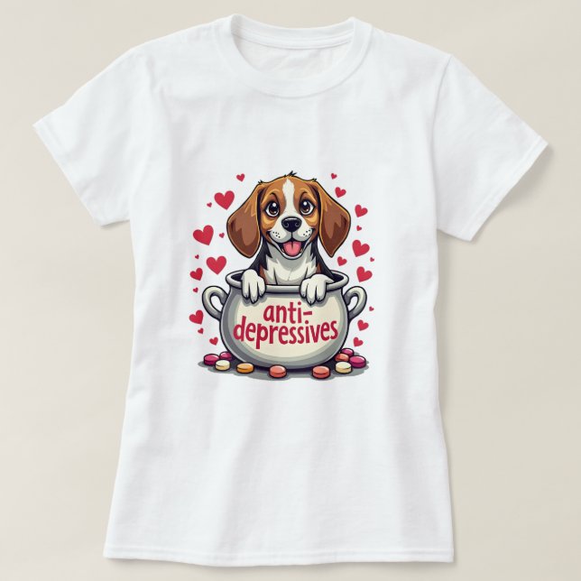 Beagle T Shirt (Design framsida)