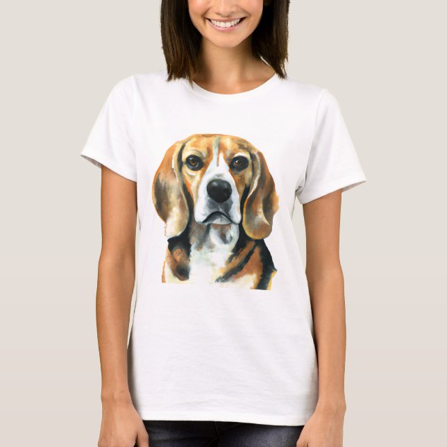 Beagle T-shirt för kvinnor (Framsida)