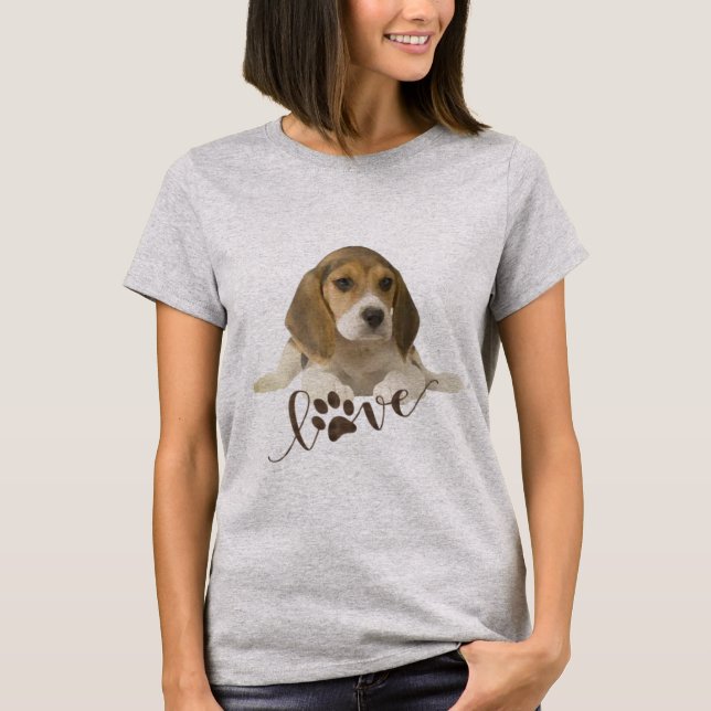 Beagle Tapestry Faux Kanvastryck Acrylic Print Tr T Shirt (Framsida)