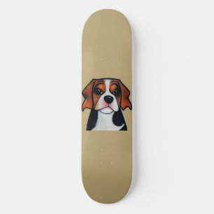 Beagle - Tecknad Skateboard