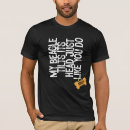 Beagle Tlits huvud som du hund T Shirt