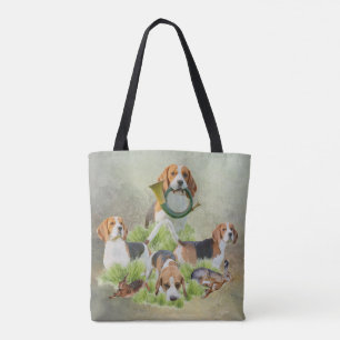 Beagle tobag tygkasse