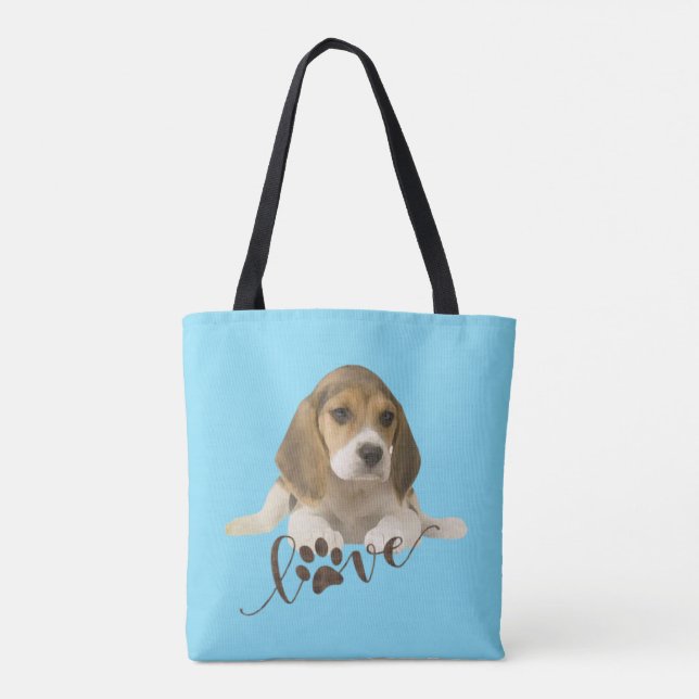 Beagle tobag tygkasse (Baksida)