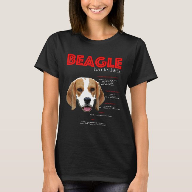 Beagle Translate T Shirt (Framsida)