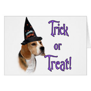 Beagle Trick Hälsningskort