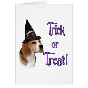 Beagle Trick Hälsningskort