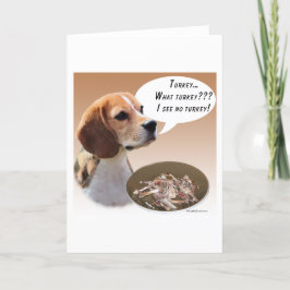 Beagle Turkey Helgkort