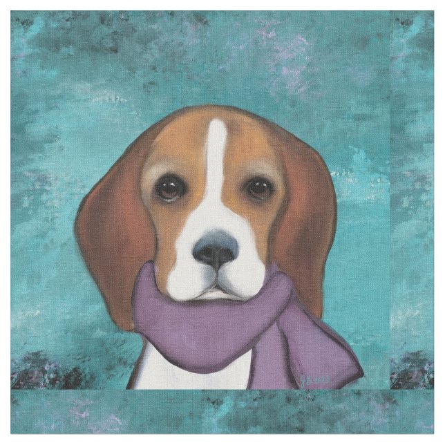Beagle  tyg (Närbild)