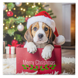 Beagle Valp Jul Design, Kakelplatta